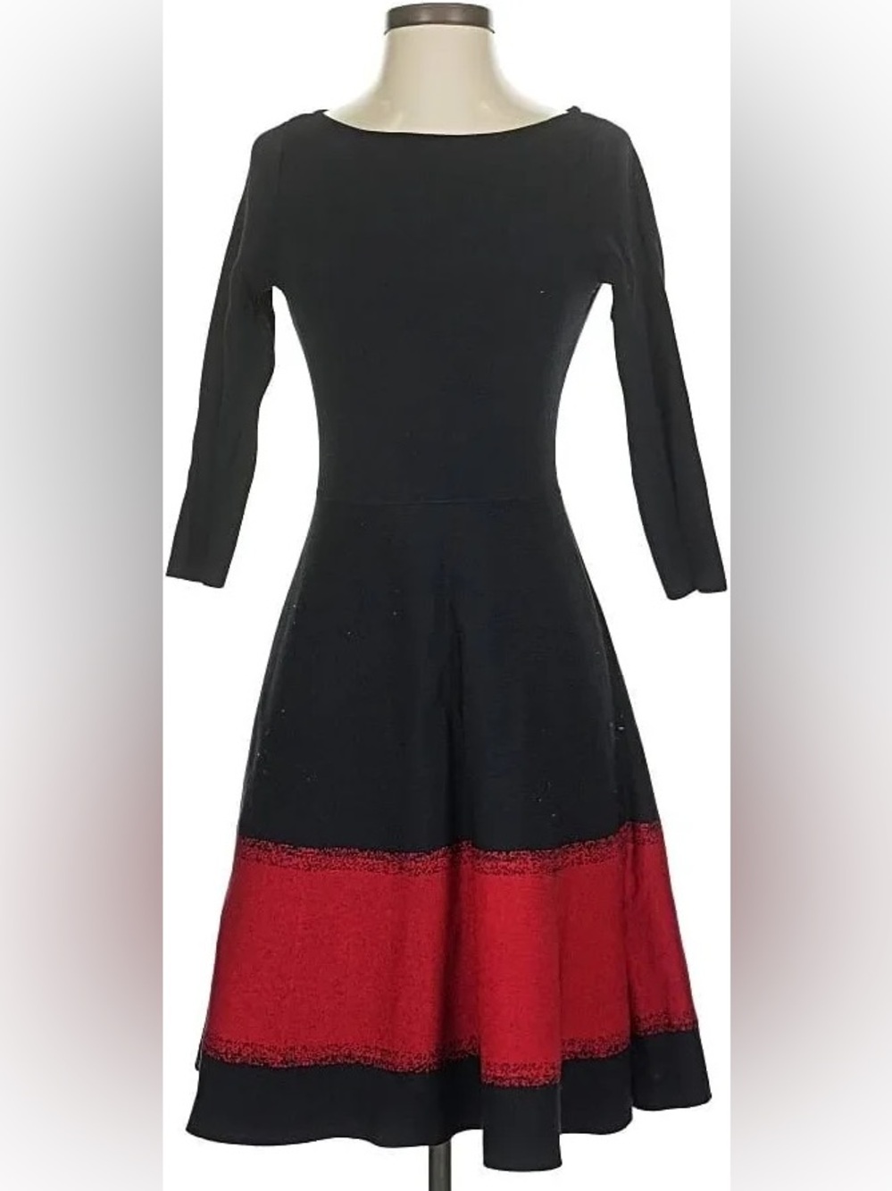 Eliza J Black and Red Business Casual or Cocktail Dress